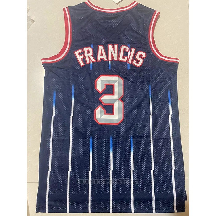 Camiseta Houston Rockets Steve Francis #3 Mitchell & Ness 1999-00 Azul